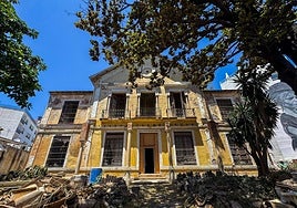 The 19th-century house is currently undergoing extensive renovation work.