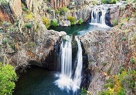 Aljibe waterfalls, Guadalajara.