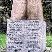 Imagen - ‘Of the 500 Swedes who fought for Spanish democracy in 1936-38, one in three was killed. They gave their all at Madrid, Jarama, Guadalajara, Brunete, Teruel, Aragon, Ebro. Walkers, stop - remember them with pride’