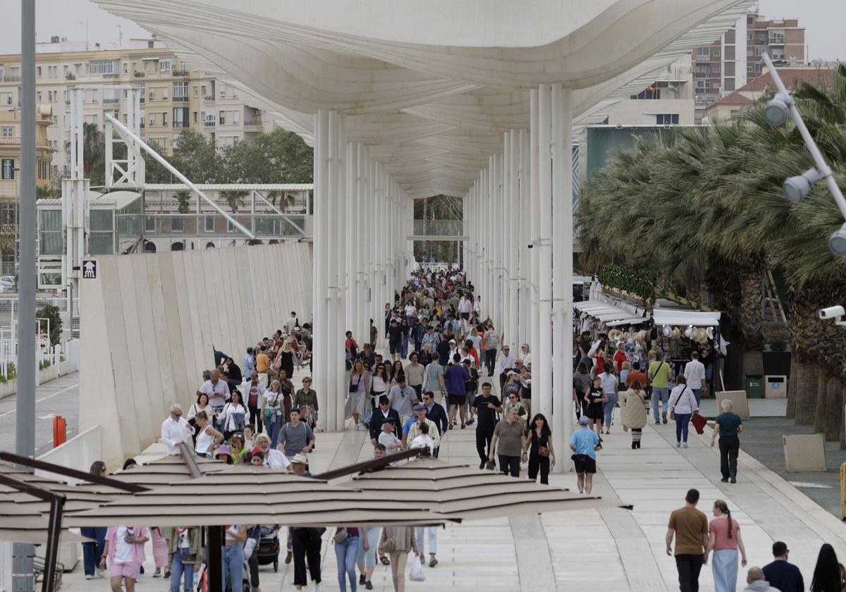 How many foreigners living in Malaga province have obtained Spanish nationality in the last decade and where are they from?