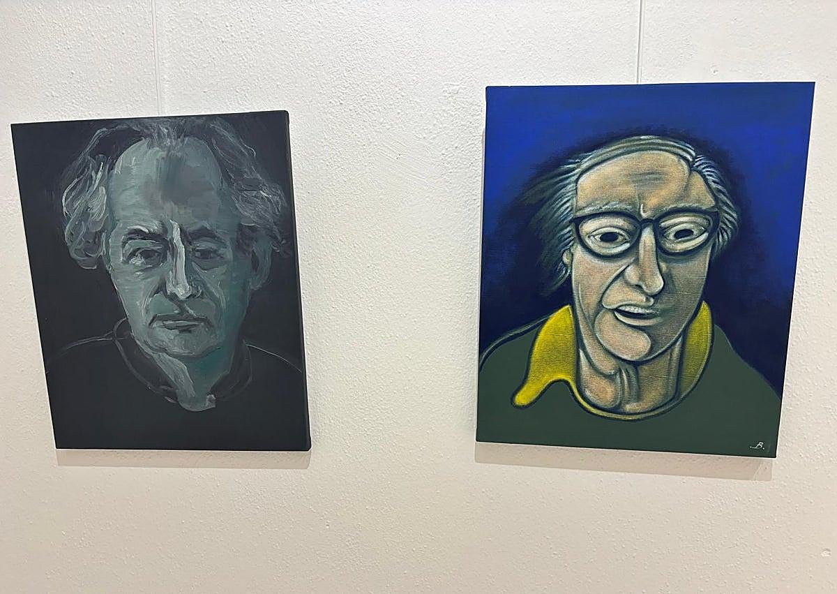 Imagen secundaria 1 - Robert Harvey's friends auction portraits in memory of Don Roberto de Macharaviaya