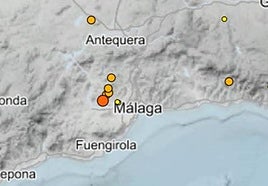 Malaga province hit by seismic swarm with several magnitude 3.2 earthquakes