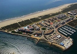 This town in Huelva province has almost seven kilometres of coastline.