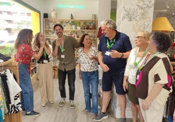 Volunteers at Cudeca's charity shop in Estepona.