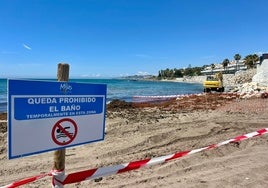 No bathing signs installed in the area at the time of the pipe burst.
