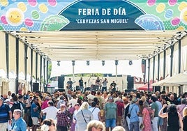 The San Miguel summer fair in Torremolinos.