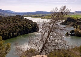 The scene at the Conde de Guadalhorce reservoir shows the devasting effect.