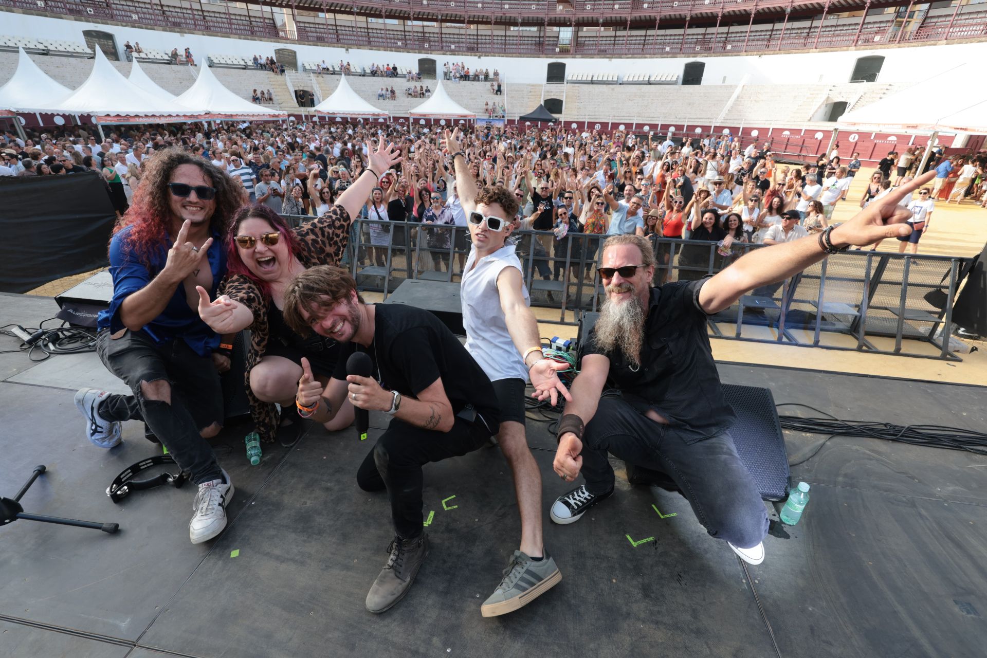 A view from the stage of Tardeo Summer on 14 June at La Malagueta.