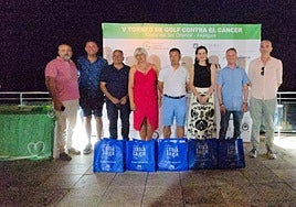 Winners of the charity golf tournament.