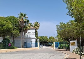 View of the offices of the Benalmádena water company, Emabesa.