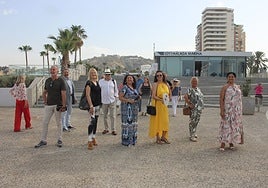 Some of the models taking part in the catwalk at La Farola.