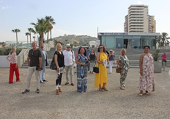 Some of the models taking part in the catwalk at La Farola.