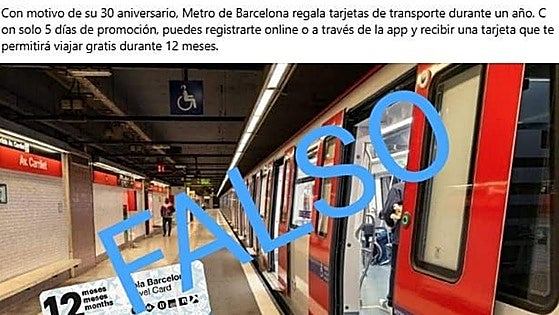 Have you been offered a free metro or bus pass via Facebook? Don't take the bait, it's a scam