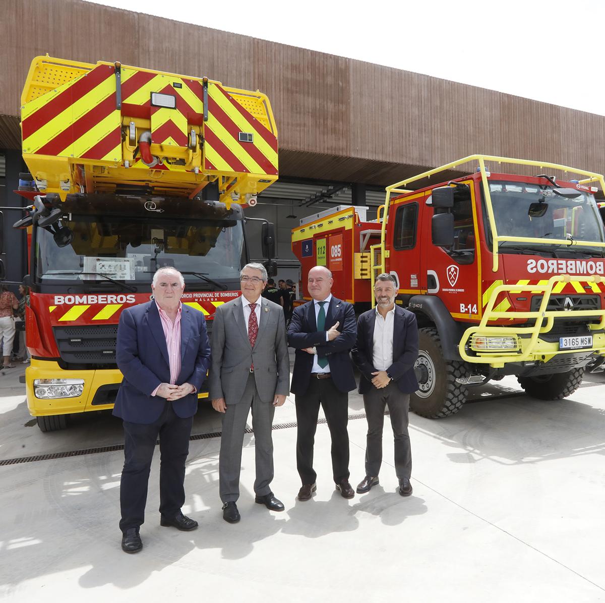 The inauguration of the new fire station.