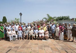 The congregation came together to celebrate the church's golden anniversary.