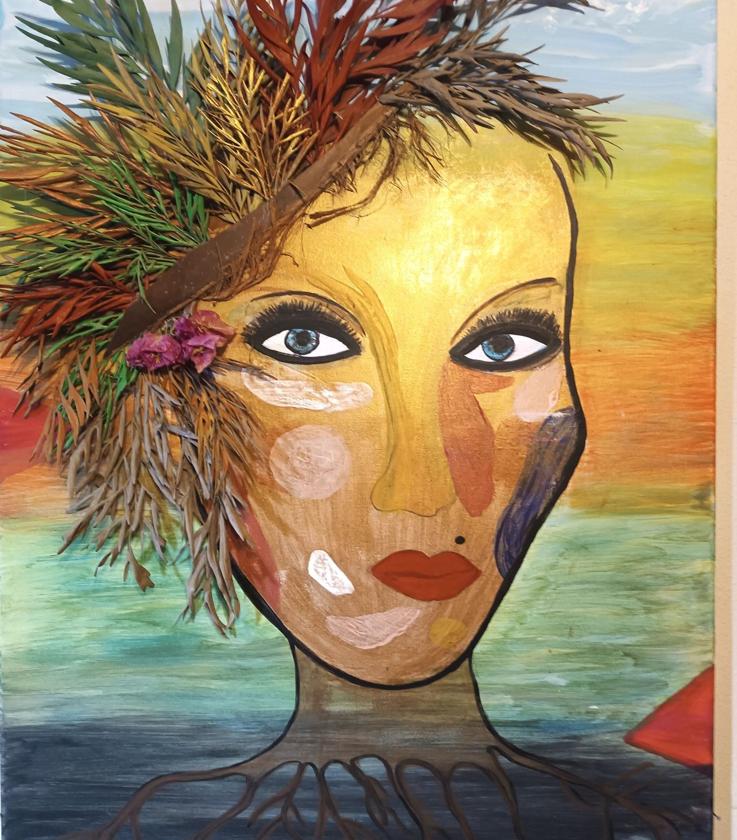Some of Nina’s artwork that will be on display.