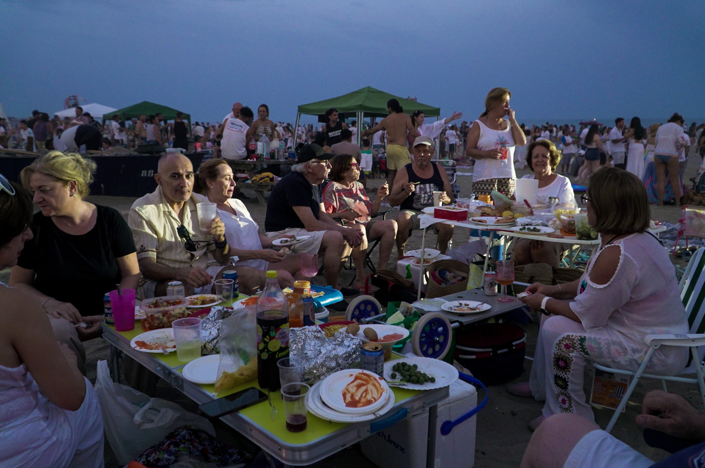 San Juan, a night on the beach - in pictures
