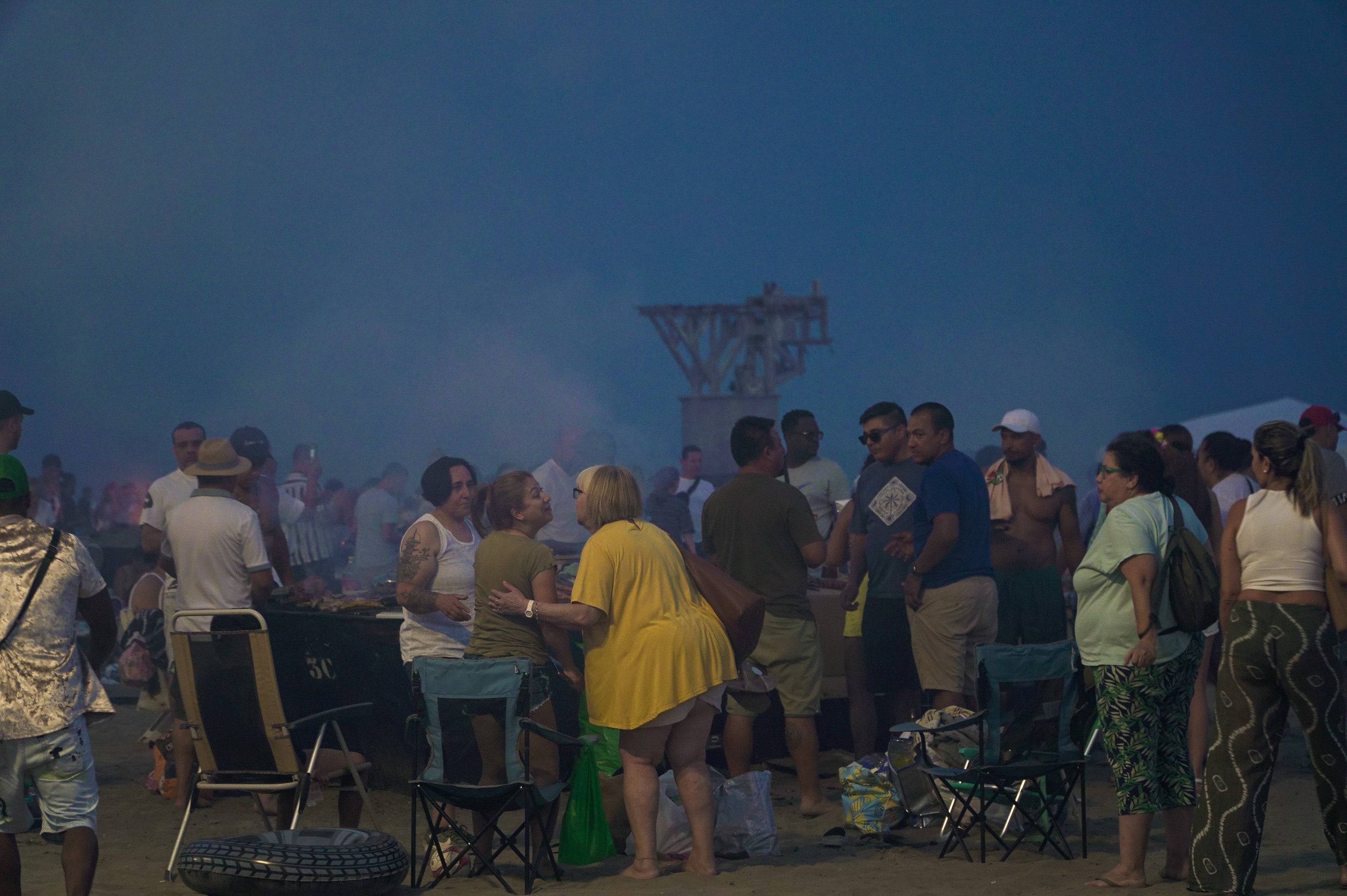 San Juan, a night on the beach - in pictures