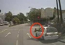 Photo of the pram run over in Marbella.