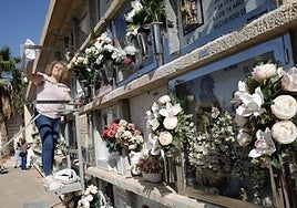 Image of a cemetery in Malaga.
