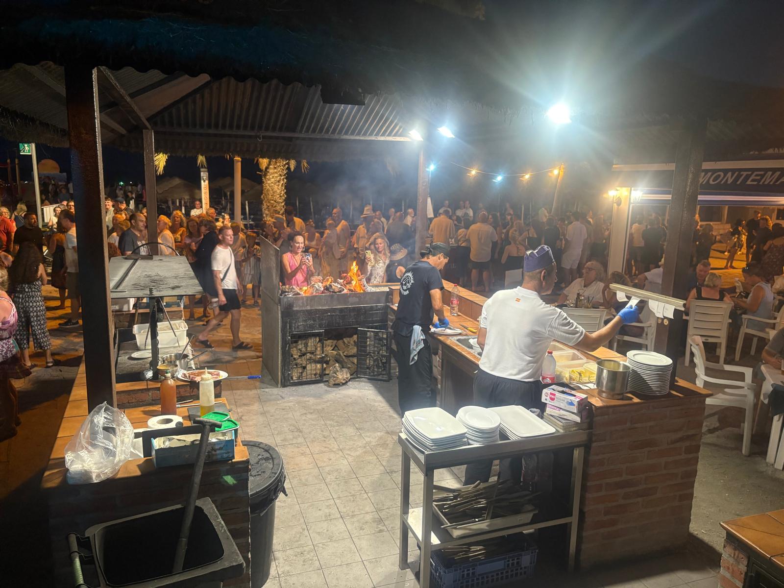 San Juan, a night on the beach - in pictures