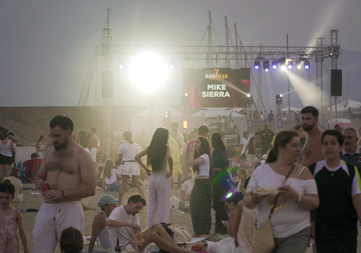 San Juan, a night on the beach - in pictures