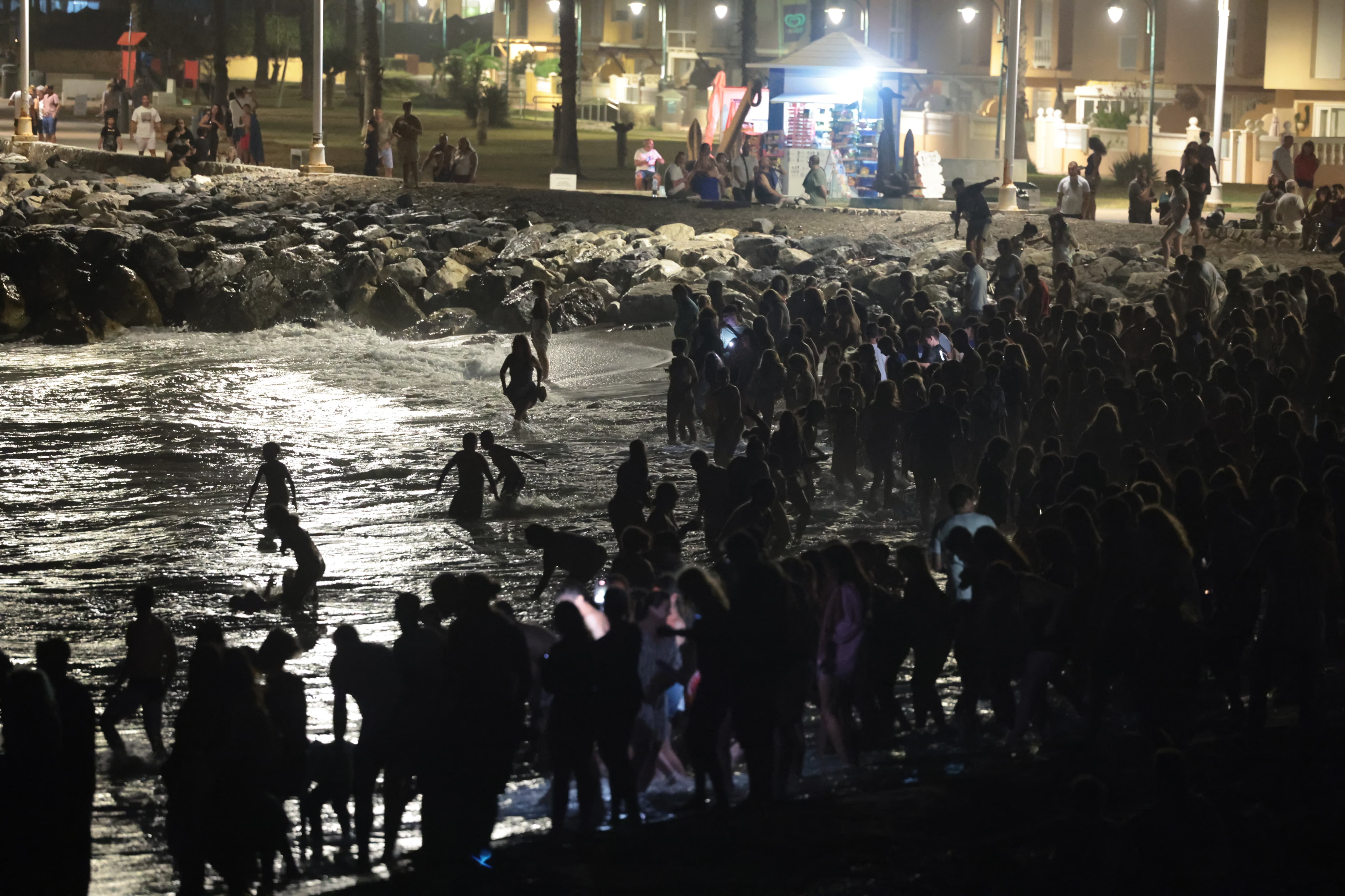 San Juan, a night on the beach - in pictures