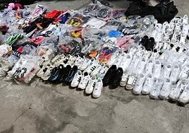 Some of the items seized by the Local Police force in Nerja.