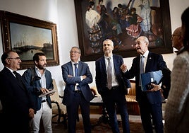 Photo from the presentation of the project.