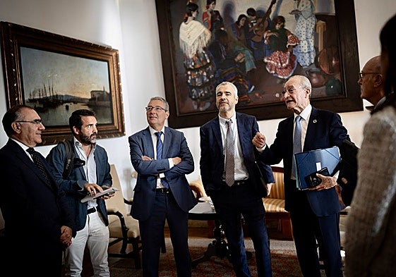 Photo from the presentation of the project.