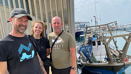 Estepona fishing boat takes part in research on effects of invasive Asian seaweed on the industry