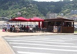 The Ondarbeltz beach bar in Mutriku where the accident happened.