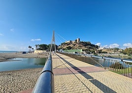 View of Sohail Castle from Fuente de la Armada.