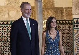 King Felipe VI and Queen Letizia at a recent international conference on development funding.