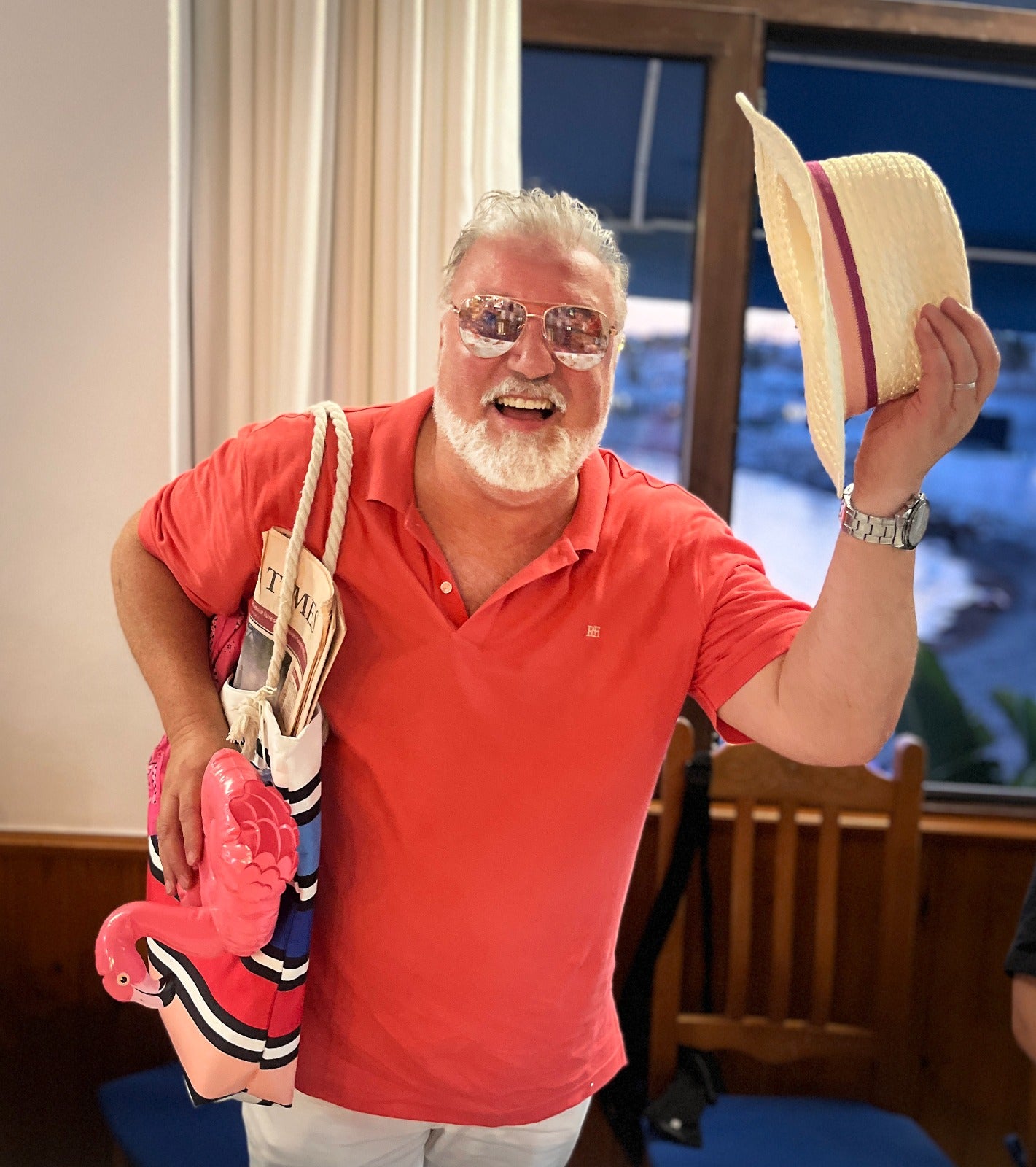 Gary Edwards, winner of the best summer look competition.