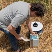 One of the mosquito traps set by the Junta de Andalucía in Malaga province.
