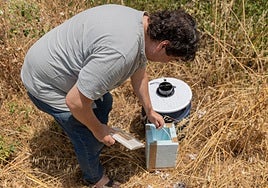 One of the mosquito traps set by the Junta de Andalucía in Malaga province.