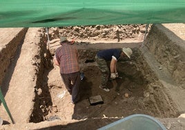 The new phase of archaeological excavation.