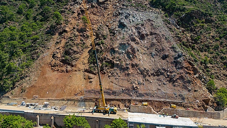 Date announced for reopening of Ronda-San Pedro road to traffic and it's several weeks ahead of schedule