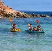 Sports store giant Decathlon offers kayak and paddle surf board rental by the day on the Costa del Sol