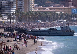 The Spanish Navy's amphibious landing on the Costa del Sol, in pictures