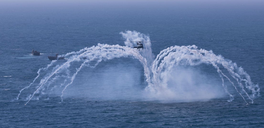 The Spanish Navy's amphibious landing on the Costa del Sol, in pictures