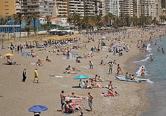 La Malagueta beach.