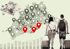 Holiday rental property map of the Costa del Sol: numbers continue to grow across Malaga province, except in the city