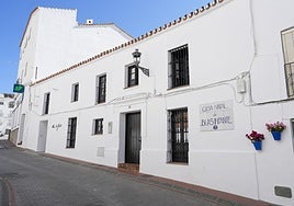 Façade of the Casa Natal de Blas Infante in Casares.