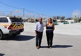 Councillor Francisco Jerez announces the security plan.