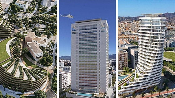 Three new exciting building projects compete to completely transform El Bulto area of Malaga