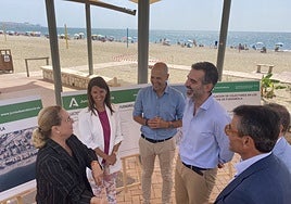 The mayor of Fuengirola and the regional minister visited the area.