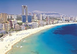 Benidorm competes in the national and international tourism market.