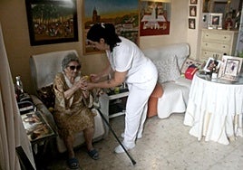 Trinidad has a home care worker for three hours a day.
